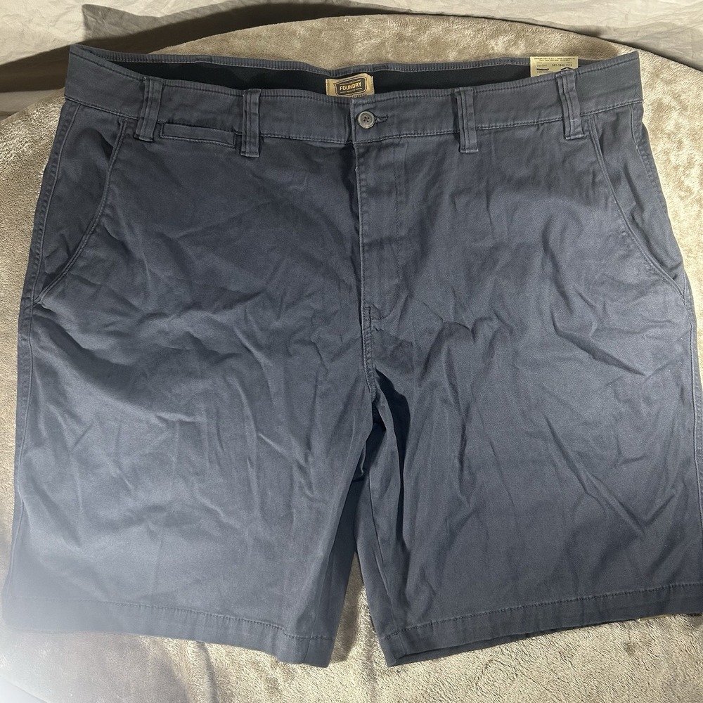 The Foundry Big & Tall Supply Co. Men's Shorts Size 50 NWT Charcoal Flat Front